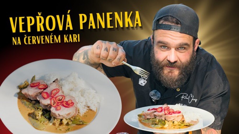 Ornyho recept na vepřovou panenku na červeném kari