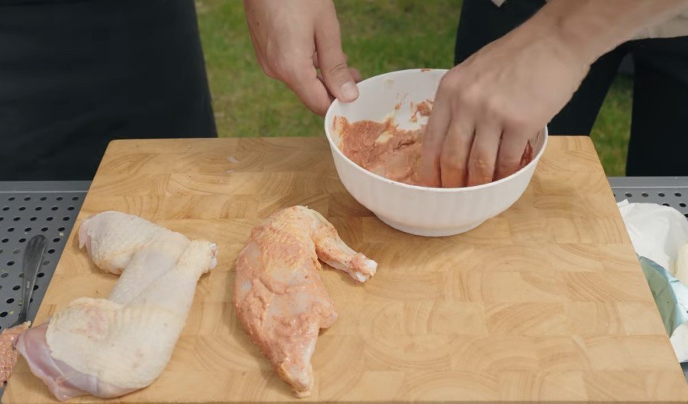 recept na grilované kuře na grilu napoleon phantom