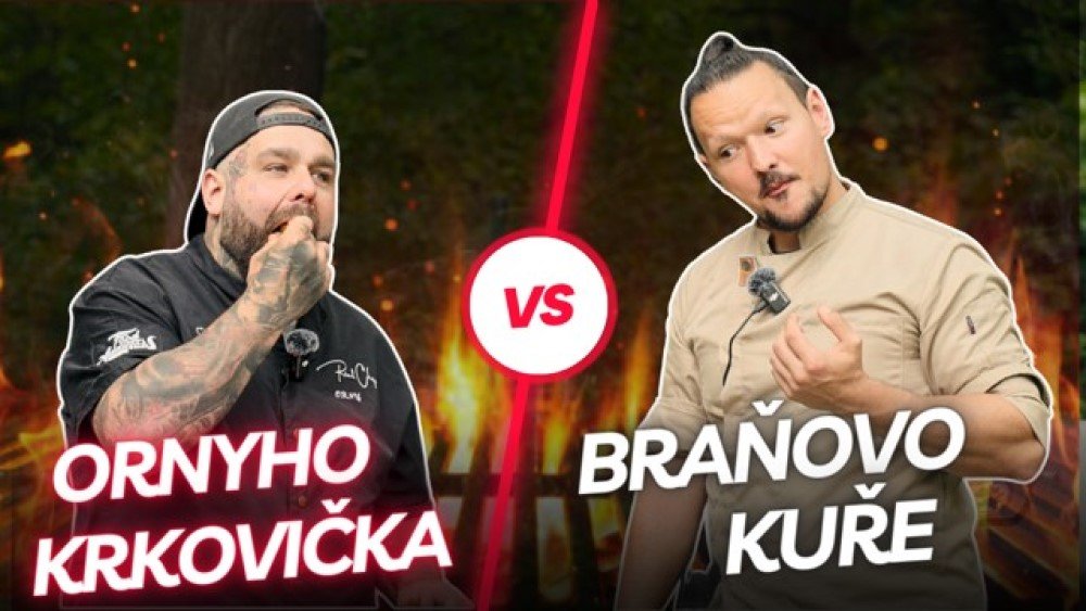 Souboj kuchařů: Ornyho krkovička vs. Braňovo kuře?
